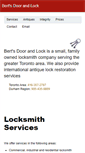 Mobile Screenshot of locks.bertelsen.ca
